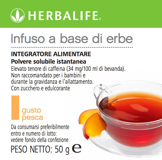 Infuso a Base di Erbe 51g gusto Pesca